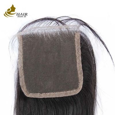 برزیلی سوئیسی کنواری بند موی انسانی 4x4 7x7 8x8 OEM
