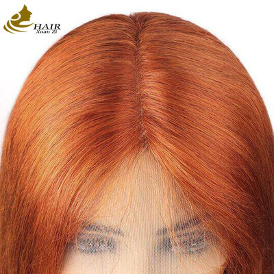 موهای انسانی پنبه پیشانی 13*4 4*4 پوست طبیعی صاف موهای تراز شده پنبه کامل پنبه