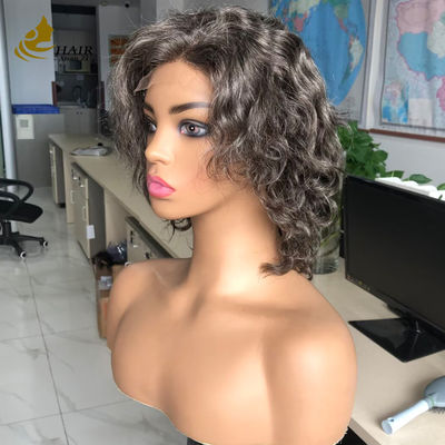 تخصيص شده گري 5*5 اچ دي بدن موج بدون چسب ابريشم بالاي کامل دنده پاروک