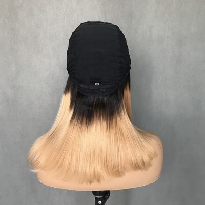 U Part Wig T1b/27 رنگ مبتدی دوستانه راست بدون چسب سبک محافظتی موی انسانی 150٪ تراکم