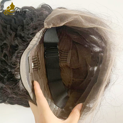250% چگالي 20 اينچ طبيعي امواج آب سياه اچ دي 13*6 بدون چسب