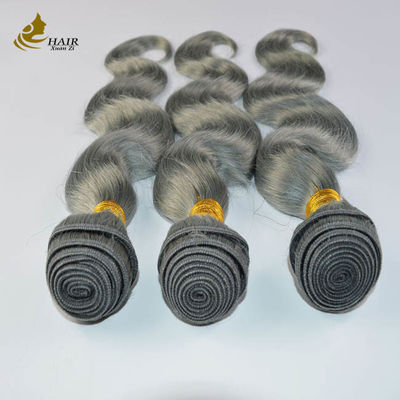 توضيحات موهاي انسان رنگ خاکستري 26 اينچ با بسته