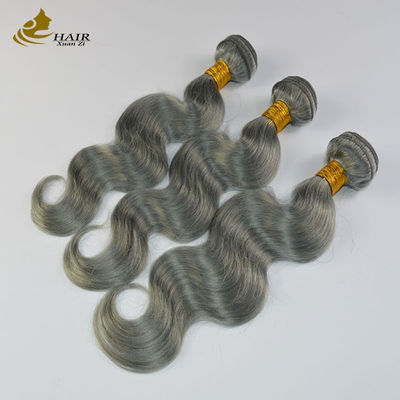 توضيحات موهاي انسان رنگ خاکستري 26 اينچ با بسته