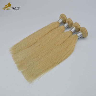 10A Ombre Hair Extensions 16 Inch 100% رمی 613 بلوند