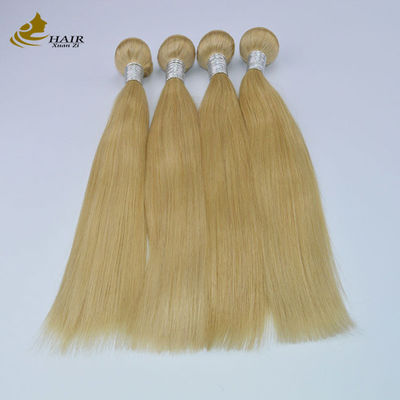 10A Ombre Hair Extensions 16 Inch 100% رمی 613 بلوند