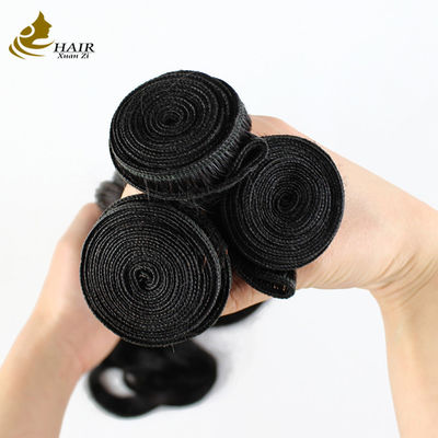 کیفیت بالا موج بدن 100٪ برزیلی دخترانه موهای انسانی بسته های رمی موهای انسانی بافت افزونه