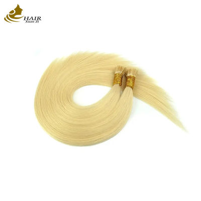 OEM کراتین I نوک تمدید موهای پیش بسته شده 50 رشته / بسته