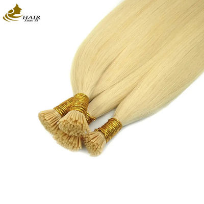 OEM کراتین I نوک تمدید موهای پیش بسته شده 50 رشته / بسته