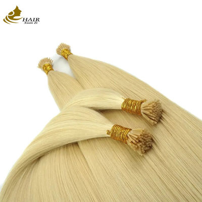 OEM کراتین I نوک تمدید موهای پیش بسته شده 50 رشته / بسته