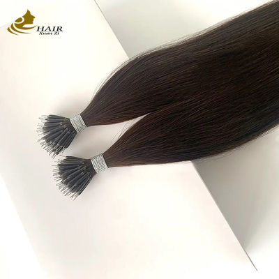 0.5 گرام تمدید موهای کراتینی پیش بسته شده سیاه طبیعی ابریشم صاف