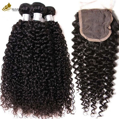 ODM خام کمبوژایی بسته های برزیلی Kinky Curly Virgin موی پیچ