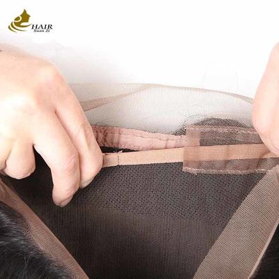 موهای انسان با پوست صاف و مستقر 360 درجه بسته شدن کامل