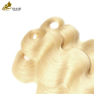 613 رنگ بلوند موی انسانی بافته بدون پیچ و تاب بدون ریزش