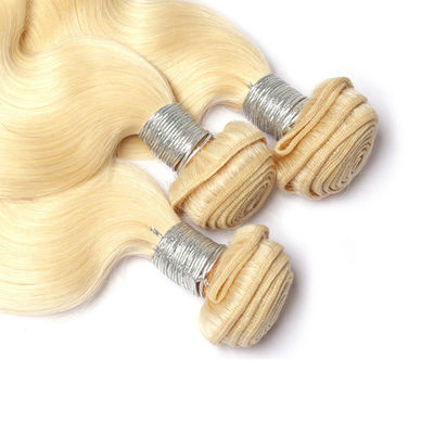 613 رنگ بلوند موی انسانی بافته بدون پیچ و تاب بدون ریزش