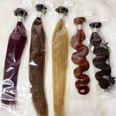 برزیلی بدون فرآوری راست عمده فروشی Ombre Hair Extensions Weave Bundles