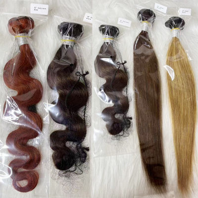 برزیلی بدون فرآوری راست عمده فروشی Ombre Hair Extensions Weave Bundles