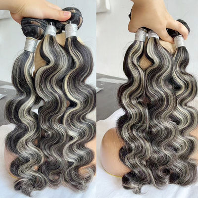 برزیلی بدون فرآوری راست عمده فروشی Ombre Hair Extensions Weave Bundles