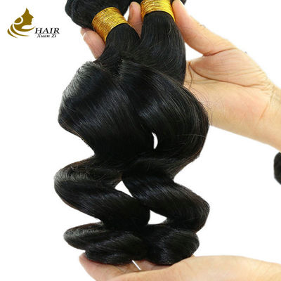 100% موهای ریمی دخترانه انسان دو بار کشیده شده موهای برزیلی تمدید موهای انسانی