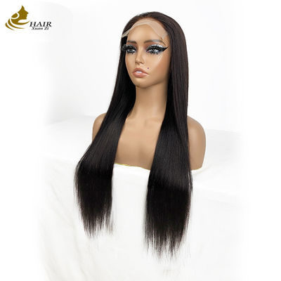 فروشندگان عمده فروشی 6*6 دنده جلویی موهای انسانی طبیعی سیاه و مستقیم موهای موی با نوارهای ضد لغز