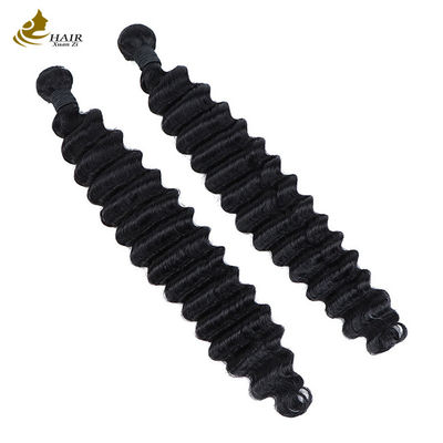 100٪ دسته‌های موی انسان برزیلی فرآوری نشده عمده فروشی بافت موی باکره