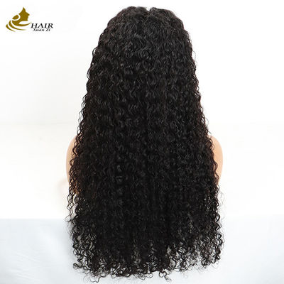 عمده فروشی شفاف 13X4 داس جلو Kinky Curl برزیلی ویرجین موهای انسانی فیروز