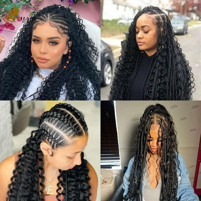 8-30 اینچ موی انسان حجم زیاد موج عمیق وزن قابل تنظیم برای ظاهر طبیعی