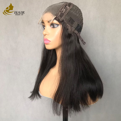 22 اينچ موهاي طبيعي سياه مستقيم انسان 4*4