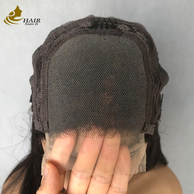 22 اينچ موهاي طبيعي سياه مستقيم انسان 4*4