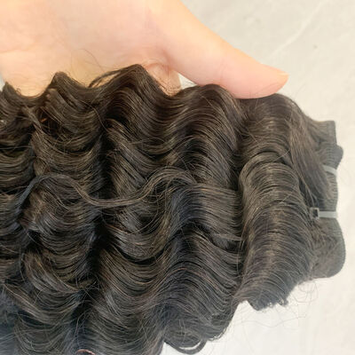 کیفیت موهاي عميق 26 اينچي رنگ سياه طبيعي کارخانه